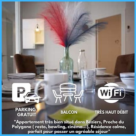 Le Cypres - Appartement Ideal Pour Vos Vacances Ou Vos Deplacements Professionnels A Béziers Exteriér fotografie